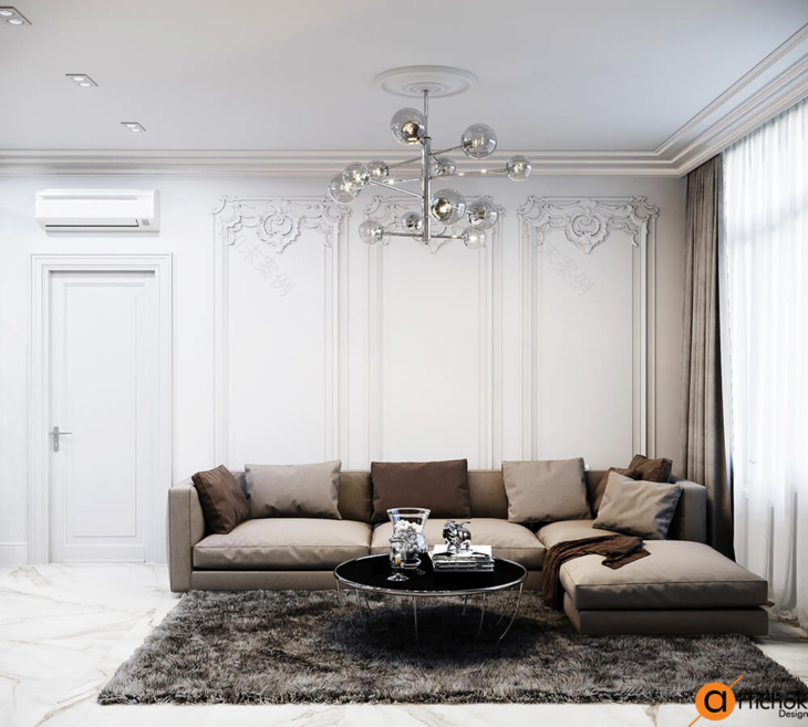 Игра воздуха и света Pure love. ЖК "Новопечерские липки". Двухкомнатная квартира - Art-i-chok-24