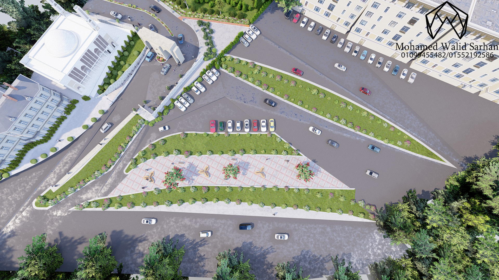 Landscape of a university in Jordan-11