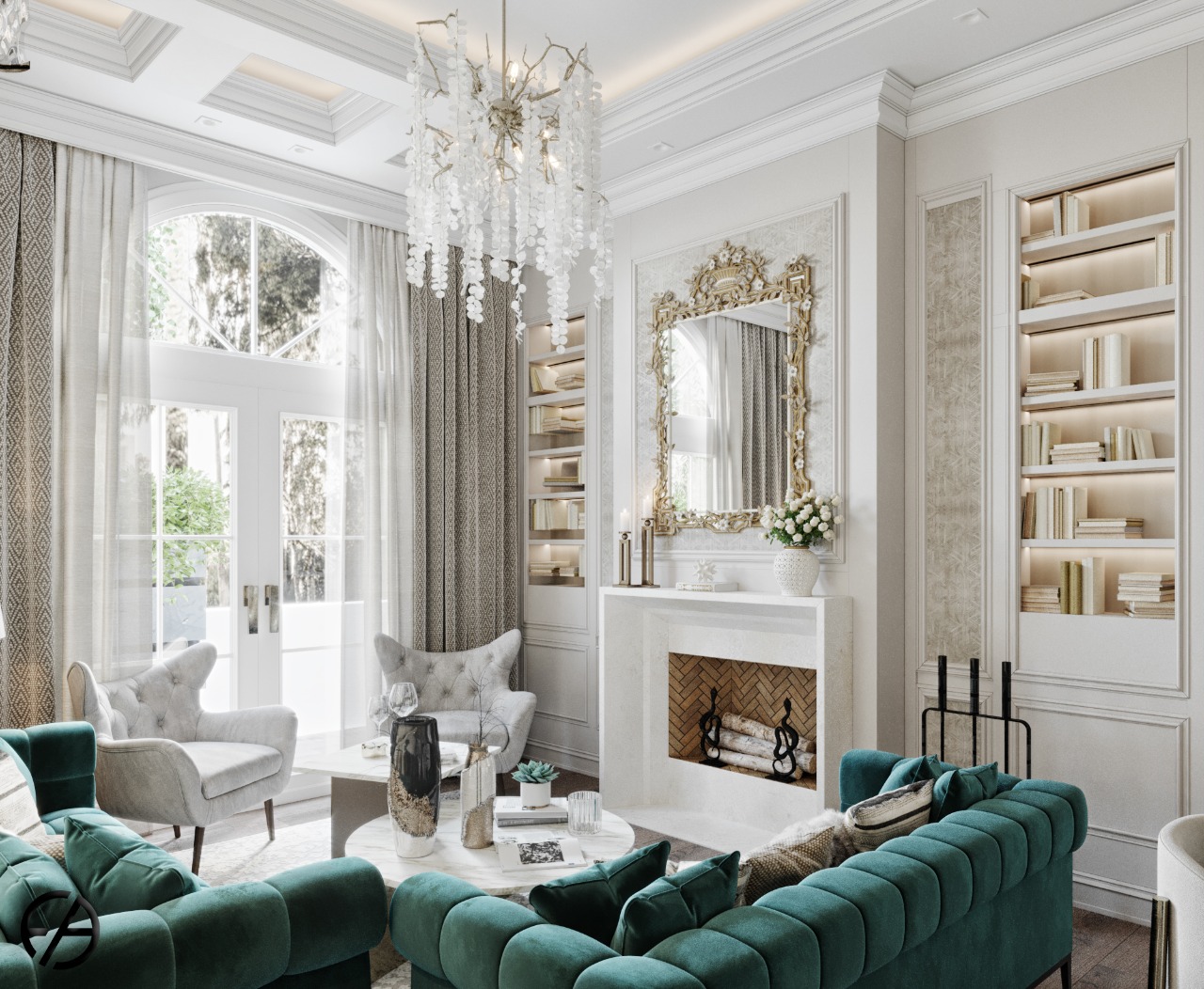 Living room with open kitchen ✨-6