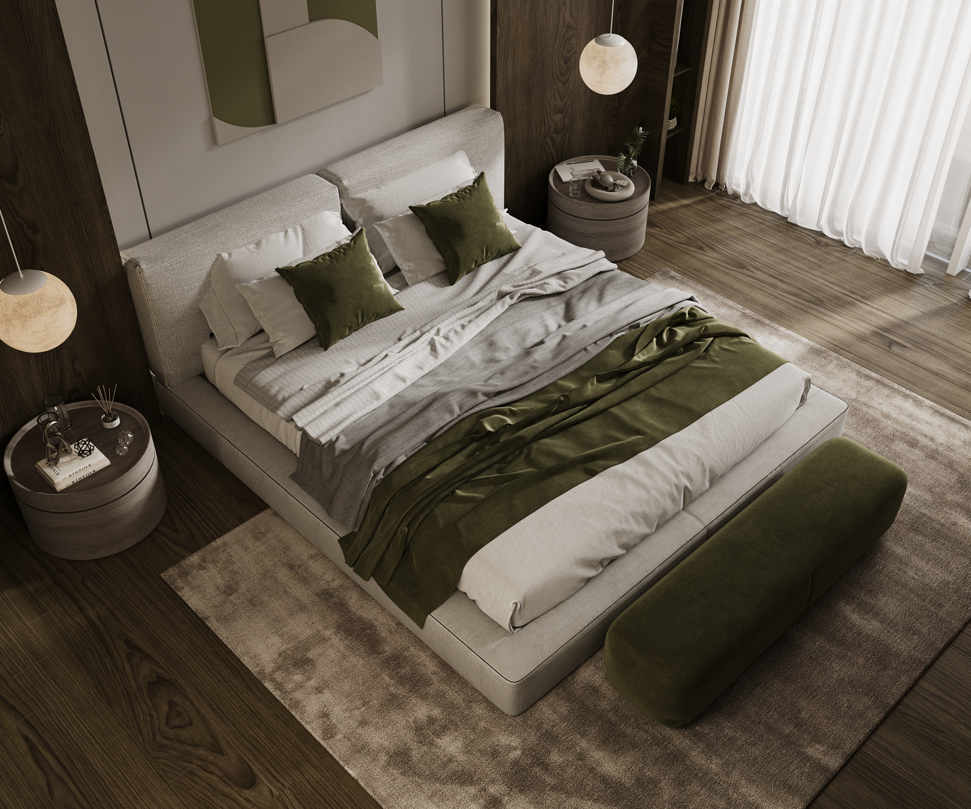 Master Bedroom | Villa Interior Design-9