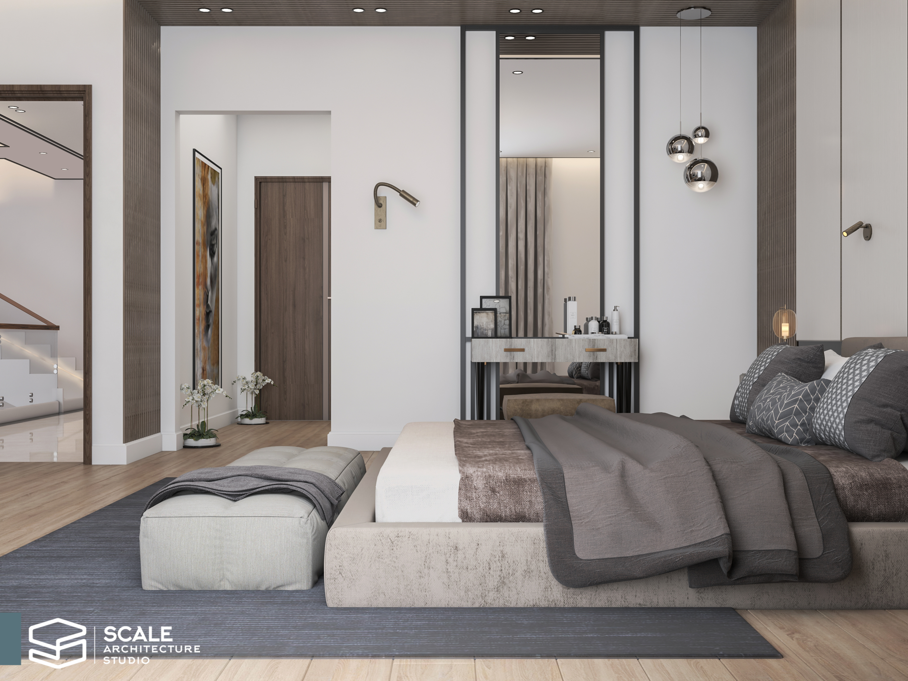 别墅主卧室丨Scale Architecture studio office-7