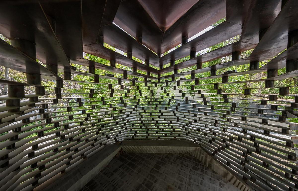 融入古老元素,片状“鱼鳞”架起的无柱天篷丨伊朗丨Olgooco-18