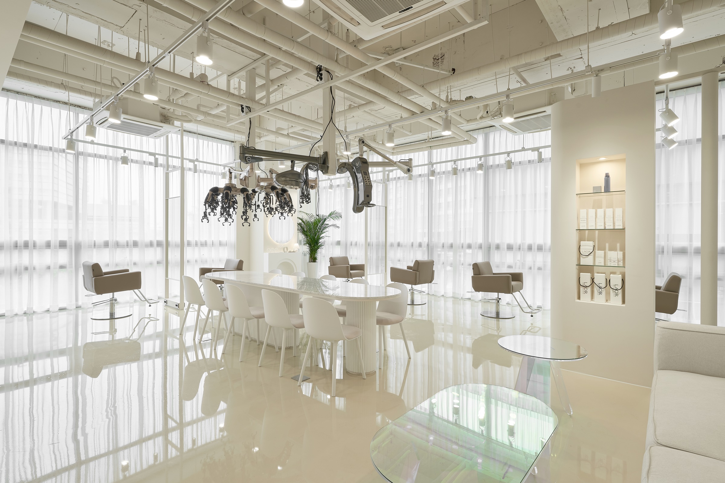 30 平米高级美容室，现代风格设计典范-3