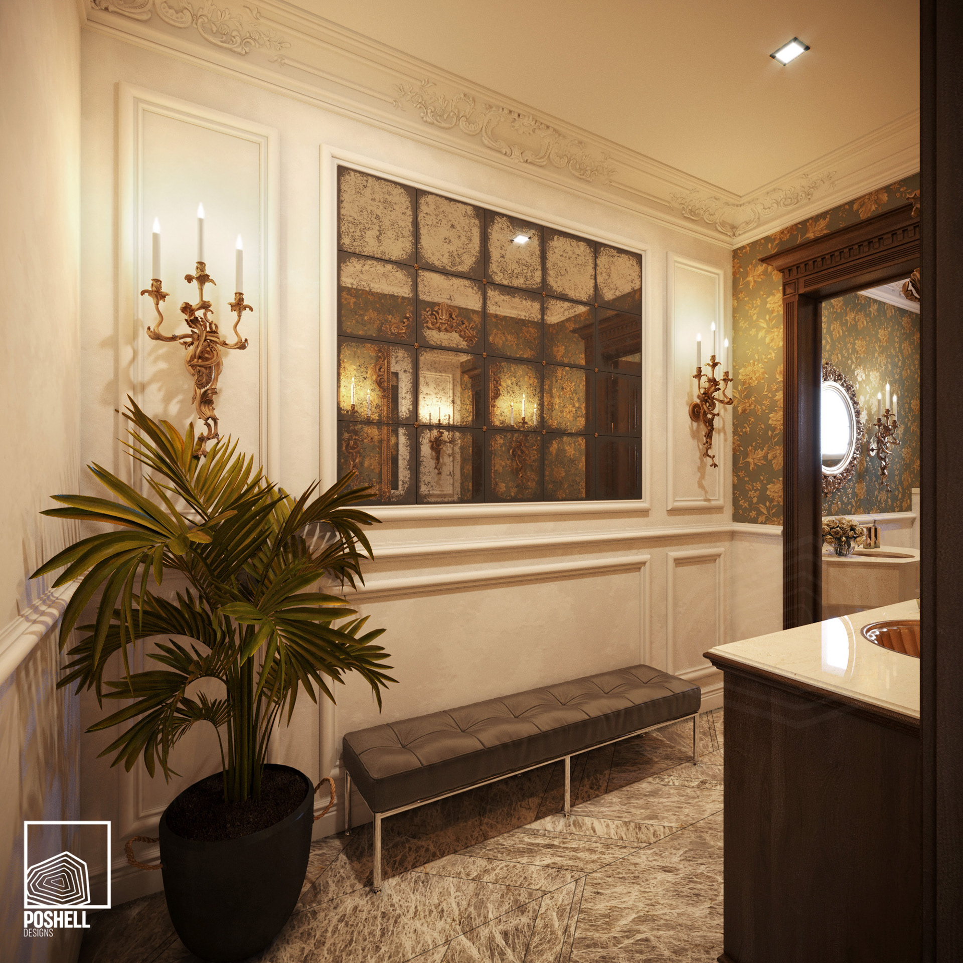 私人住宅别墅 G·F·丨埃及开罗丨Poshell Designs-32