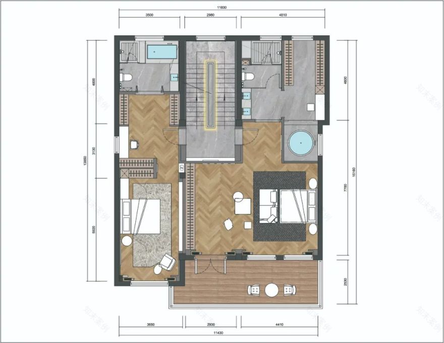 浙江慈溪 420㎡现代私宅设计——琦思&一想-11