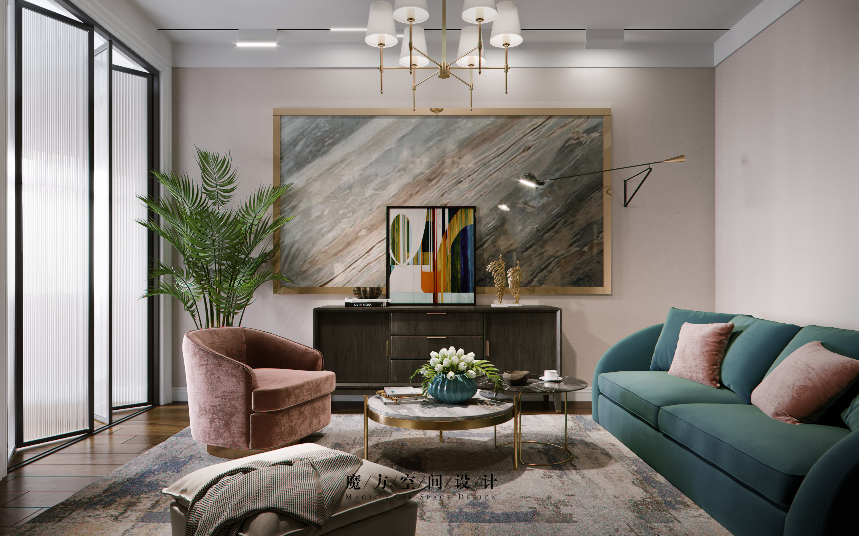 魔方空间设计 | 大连普罗旺斯别墅的魔幻之旅-15