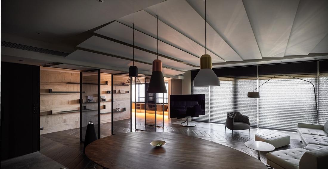 台北 Double Core 别墅,家庭核心与景观轴心-18