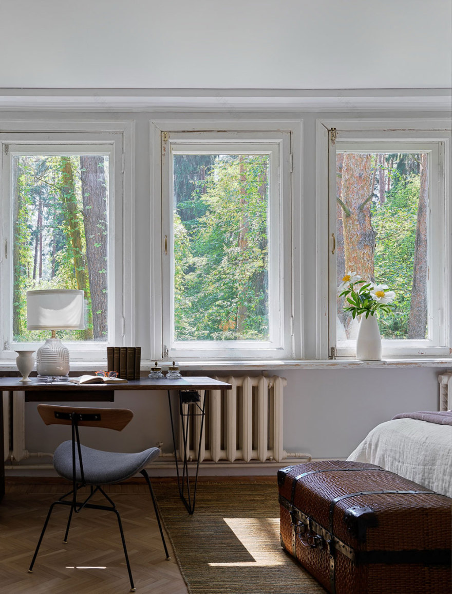 莫斯科设计师的复古夏屋改造-10