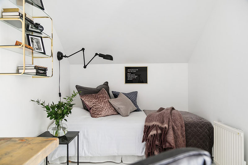 斯德哥尔摩郊区小型复式公寓设计-15