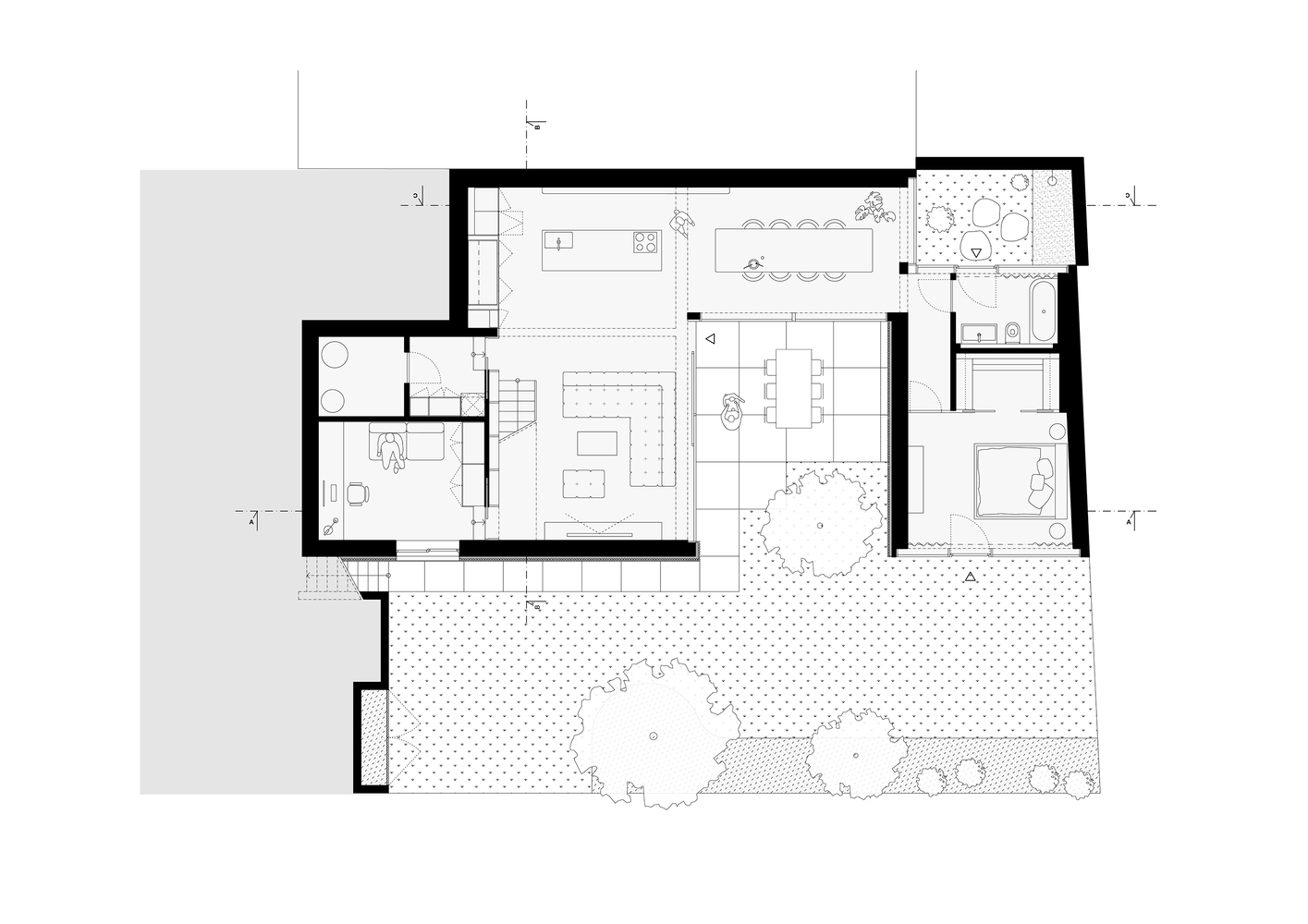 Na Rade House · 融合传统与现代的斯洛伐克家庭住宅丨斯洛伐克布拉迪斯拉发丨NOIZ architekti-22