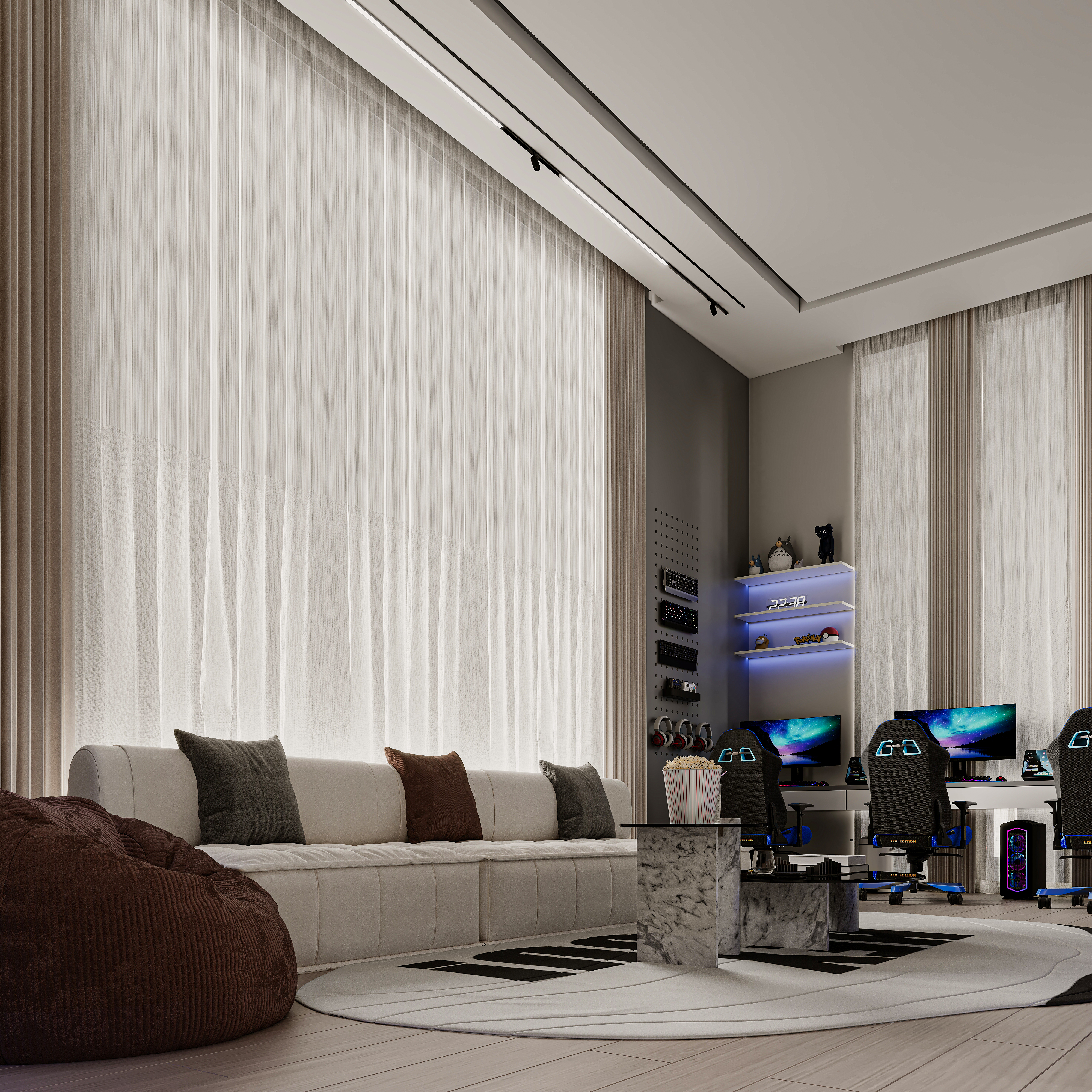 Gaming Room Interior Design-16