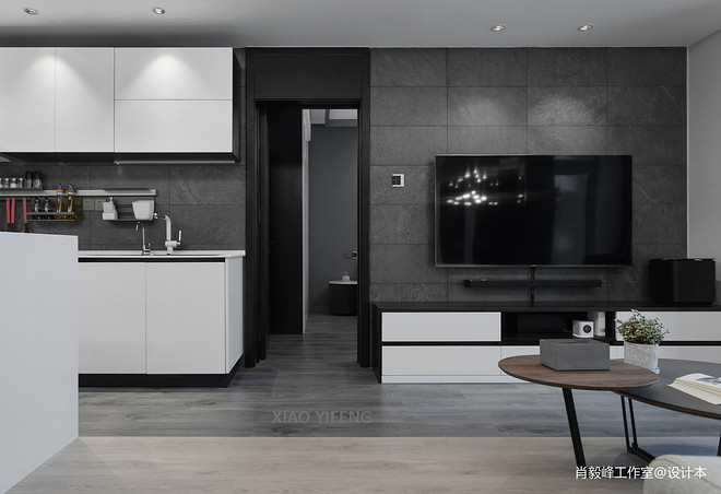 三居110平米装修案例·效果图  现代风格 · 高品质的舒适家丨肖毅峰工作室-19
