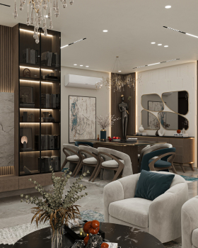 现代奢华接待空间