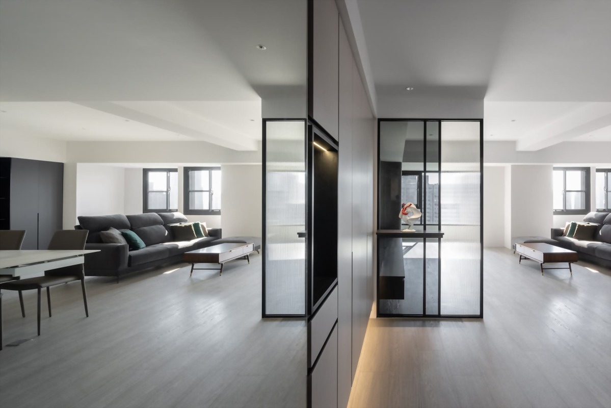 25年民權路大樓老屋翻新  現代簡約式治癒淺灰宅丨藝瓦高雄室內空間設計-12