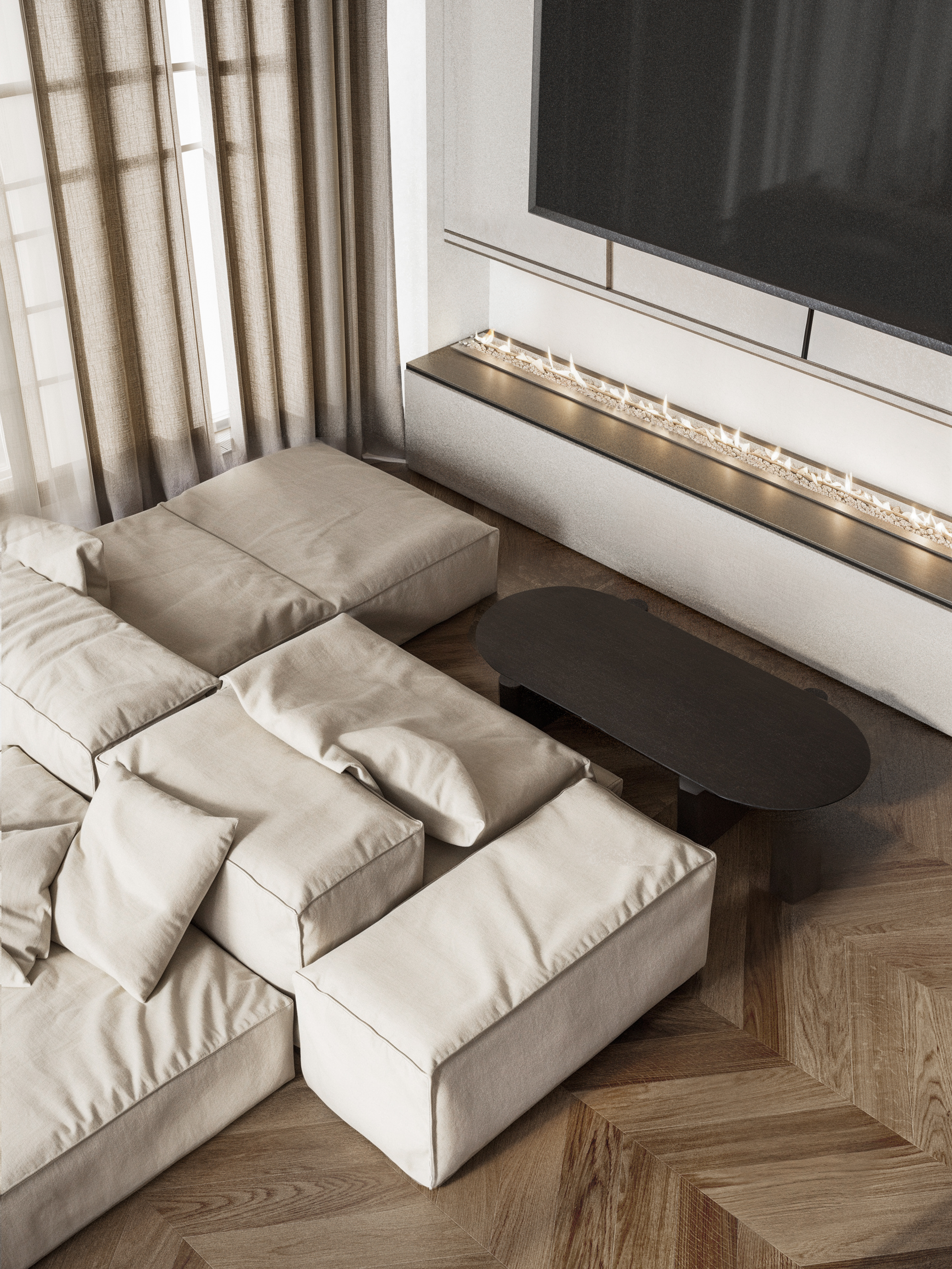 The design of a two-storey apartment-13