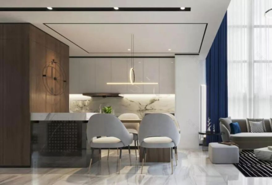 《墨》极简黑白灰,打造诗意栖息空间-99