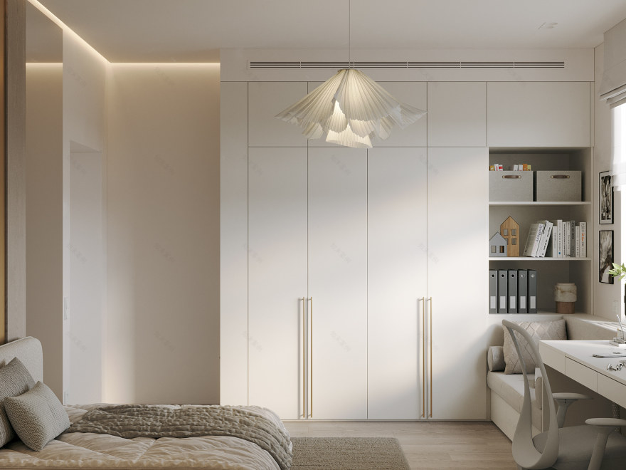 私人住宅里的女孩房间丨LV Interiors-7