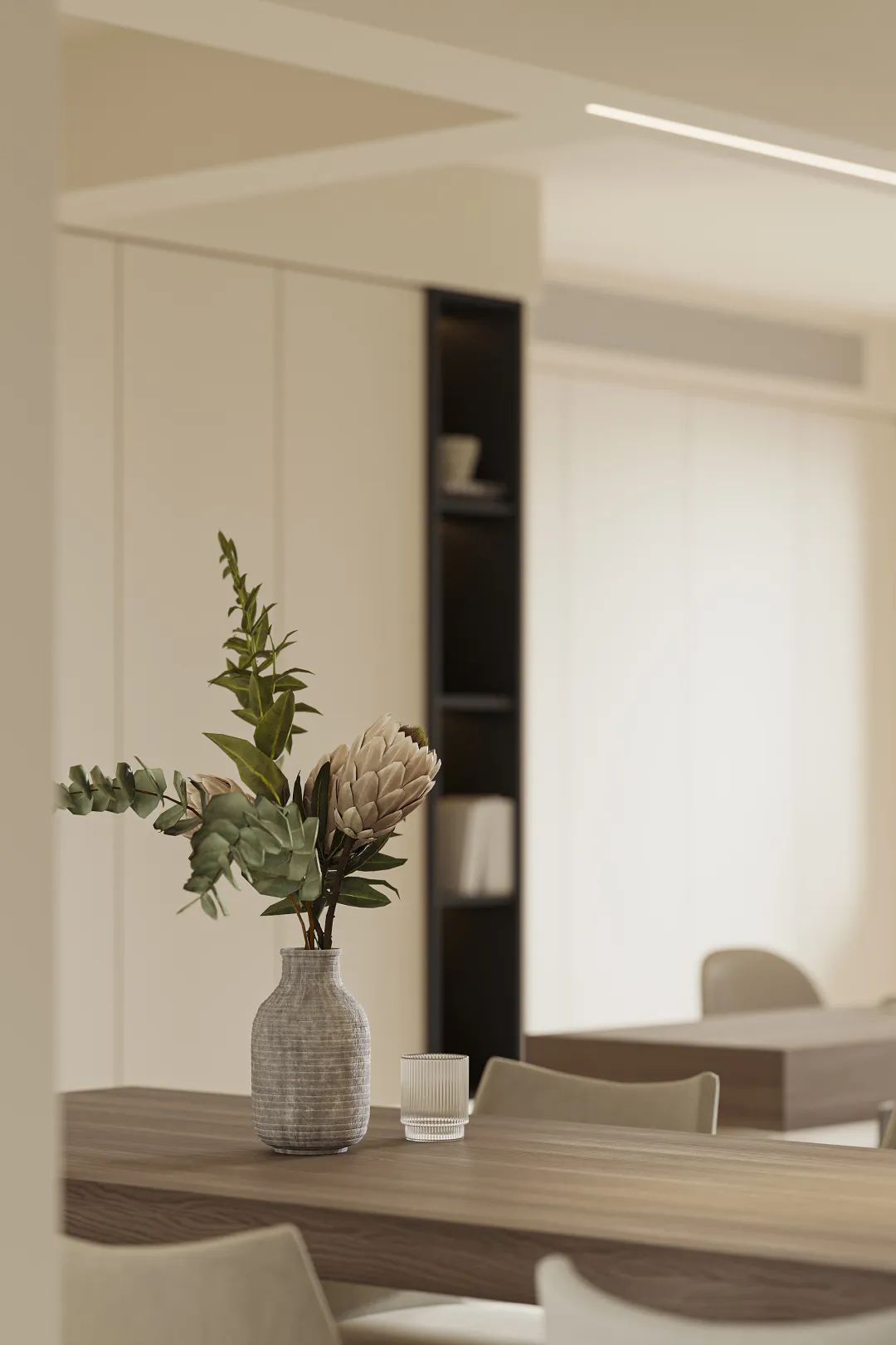 都市理想家,现代轻奢风大平层设计案例解析丨布尔空间设计-282