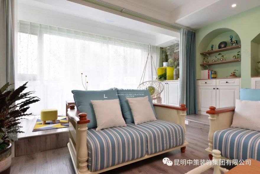 春意盎然的同德锦江嘉园 | 都市田园风格的设计亮点解读-14