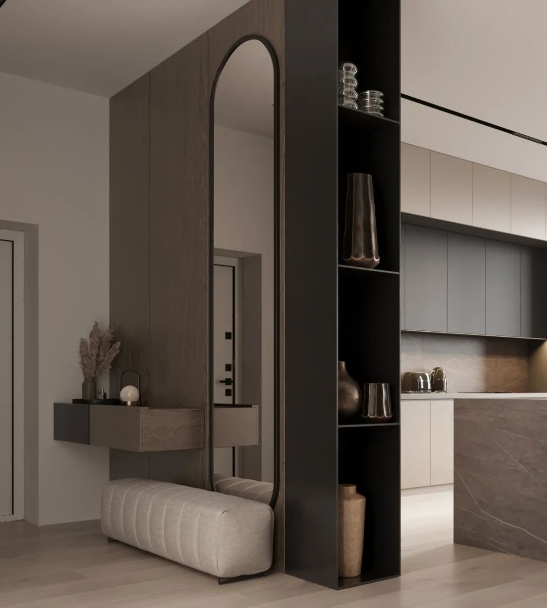 500㎡联排别墅,现代东方诗意空间丨东易日盛北京原创别墅分公司-26