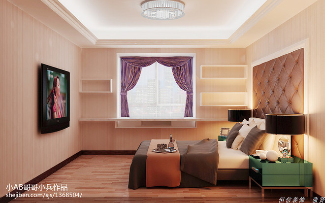 5万元三居167平米装修案例  康瑞苑-9