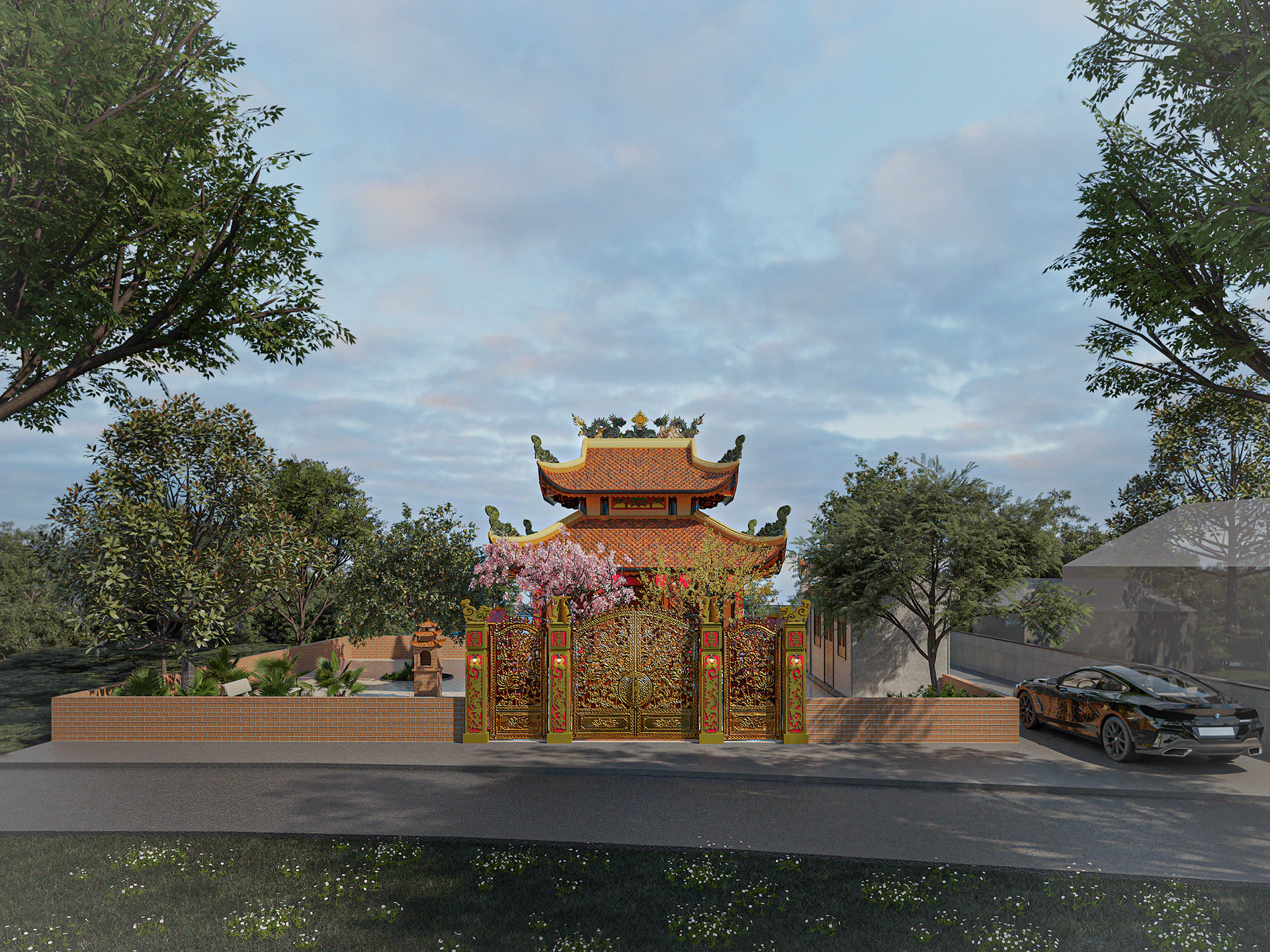 河静祖庙设计项目丨越南丨与Jane To's Team合作,Phuong Red参与-12