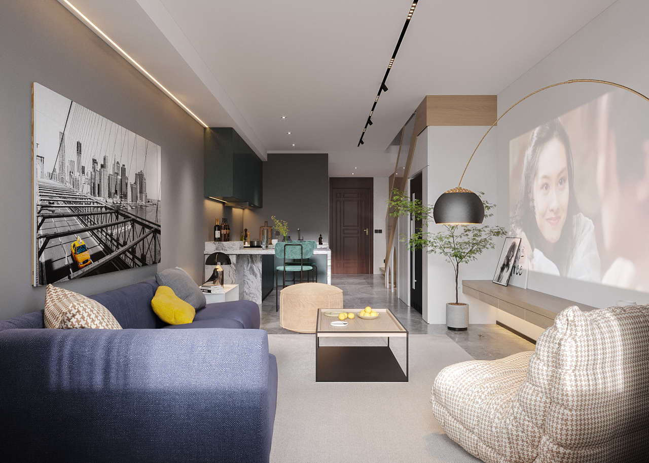 小姐姐loft公寓效果图-3