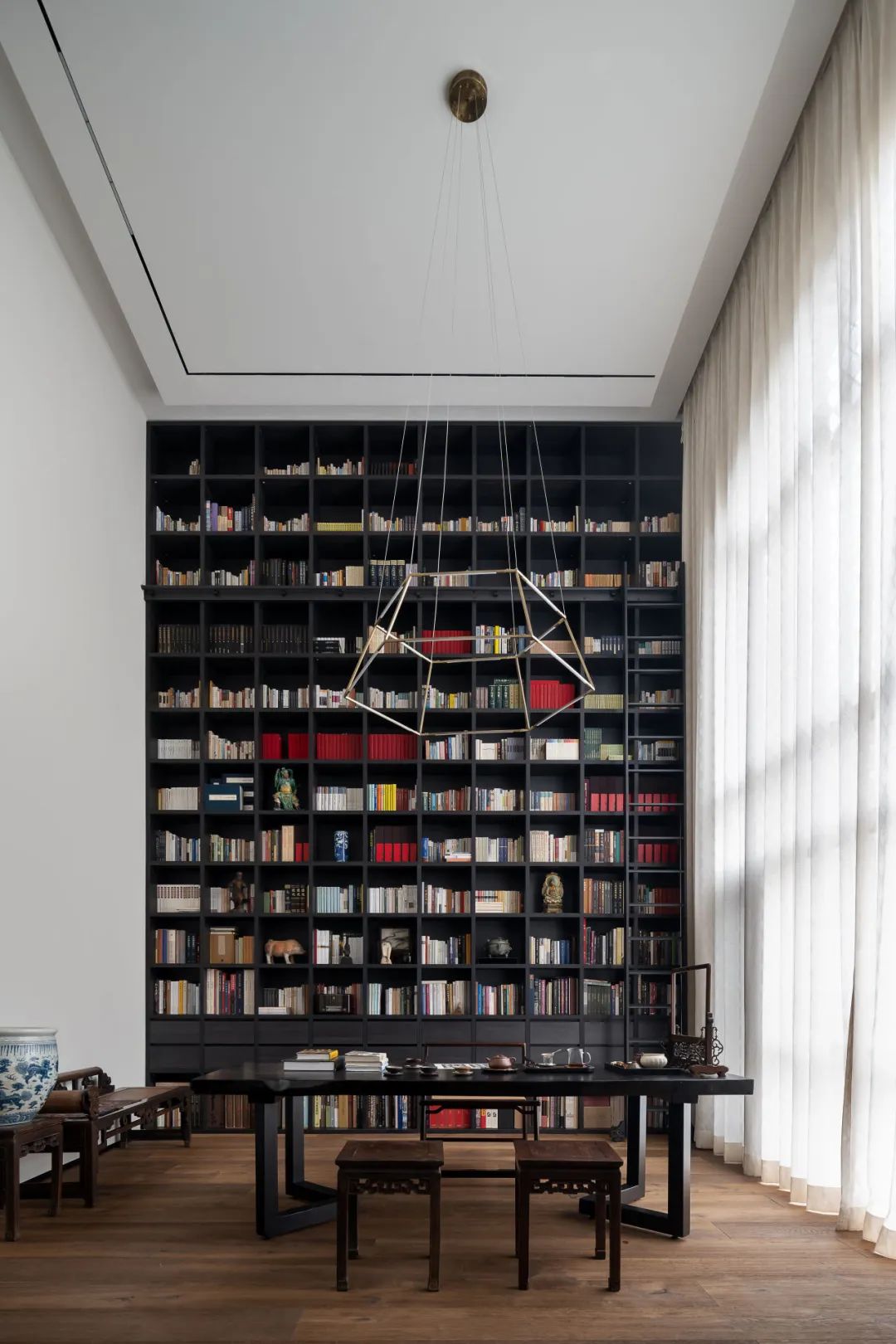 恒大·御景半岛中古混搭风住宅设计丨中国重庆丨SV.D舍唯空间美学-8