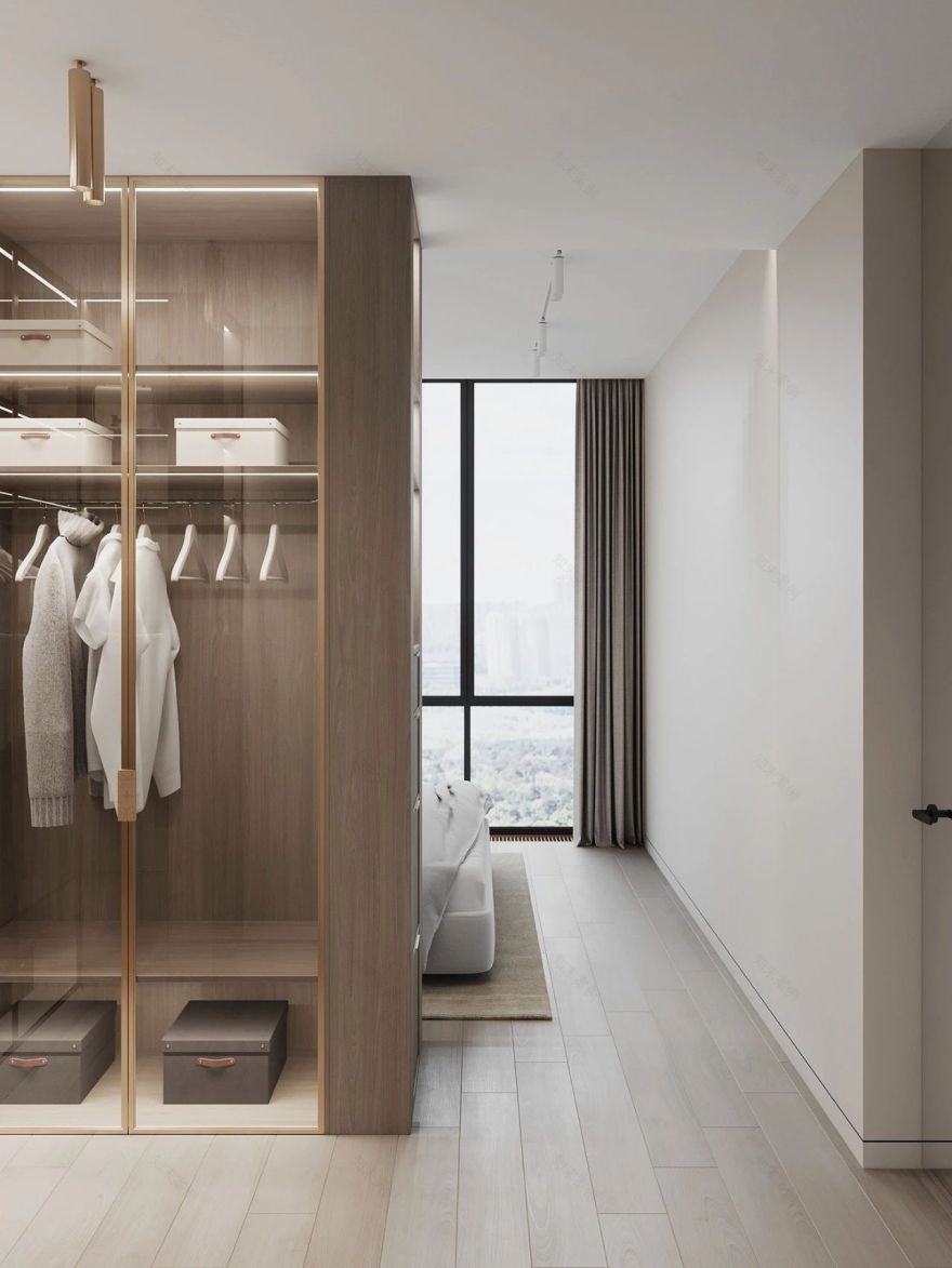 莫斯科简致素净的四口之家-46