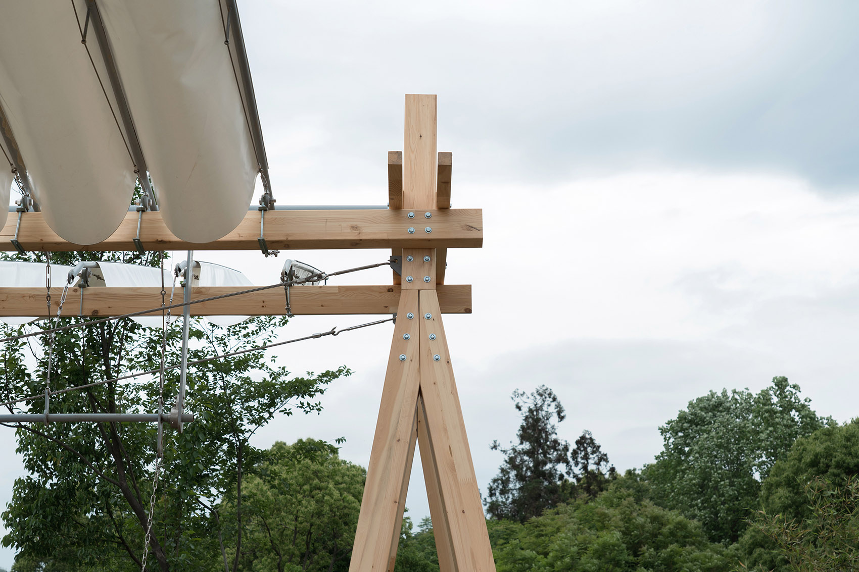 展翅  户外临时装置设计丨中国湖州丨借光实践建筑设计工作室-17