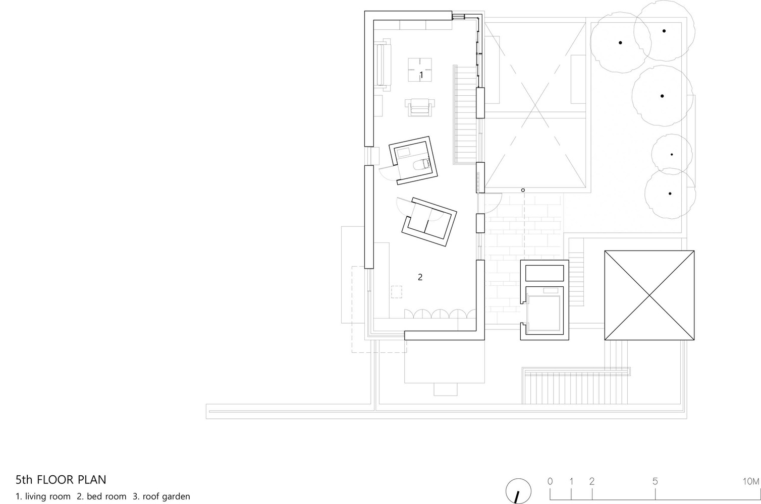 Aquarius Pyramid House | 韩国顶级影星的纪念碑式住宅设计-47