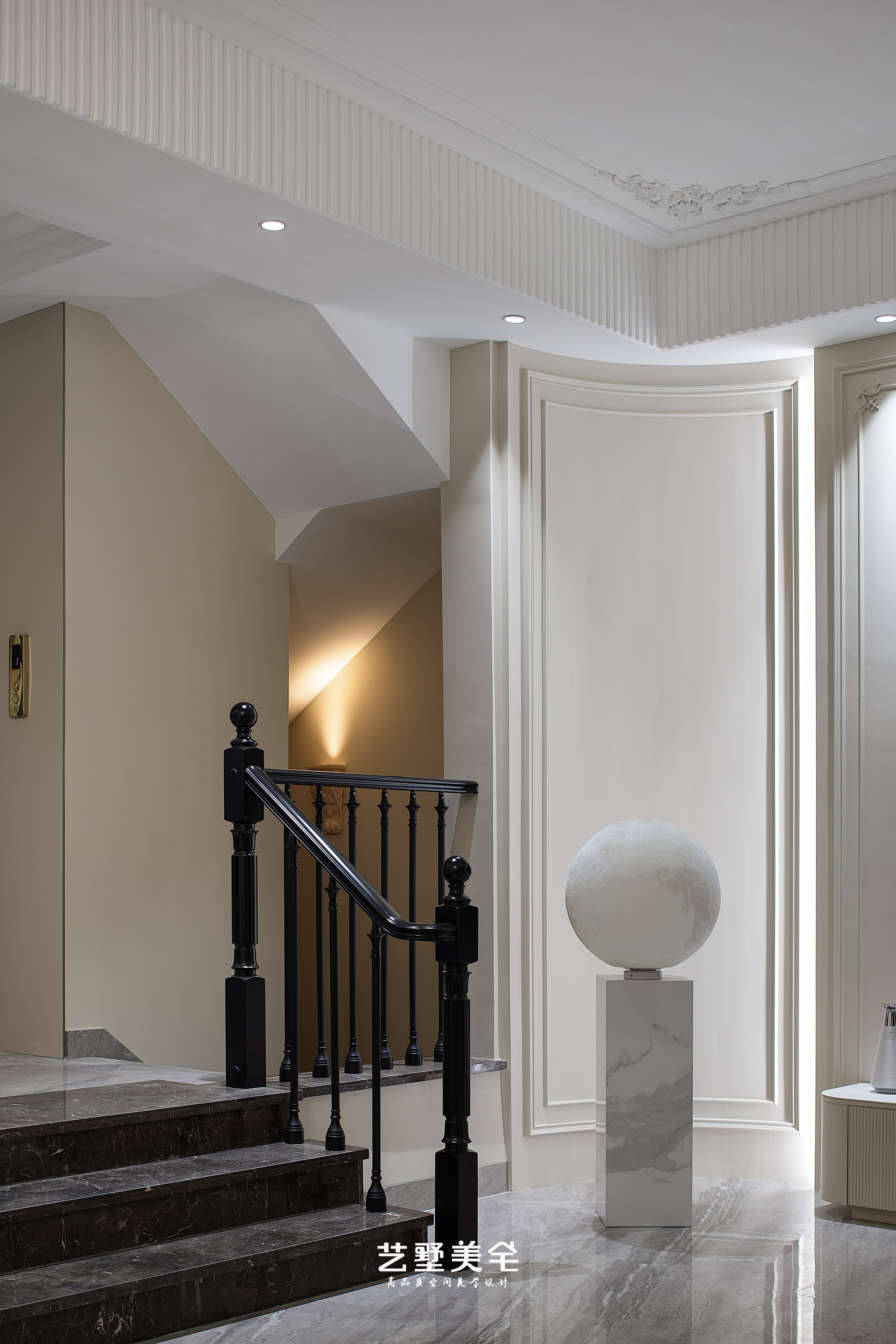 淮南*金地艳澜山 400㎡轻法式别墅设计丨中国淮南丨艺墅美宅设计-16