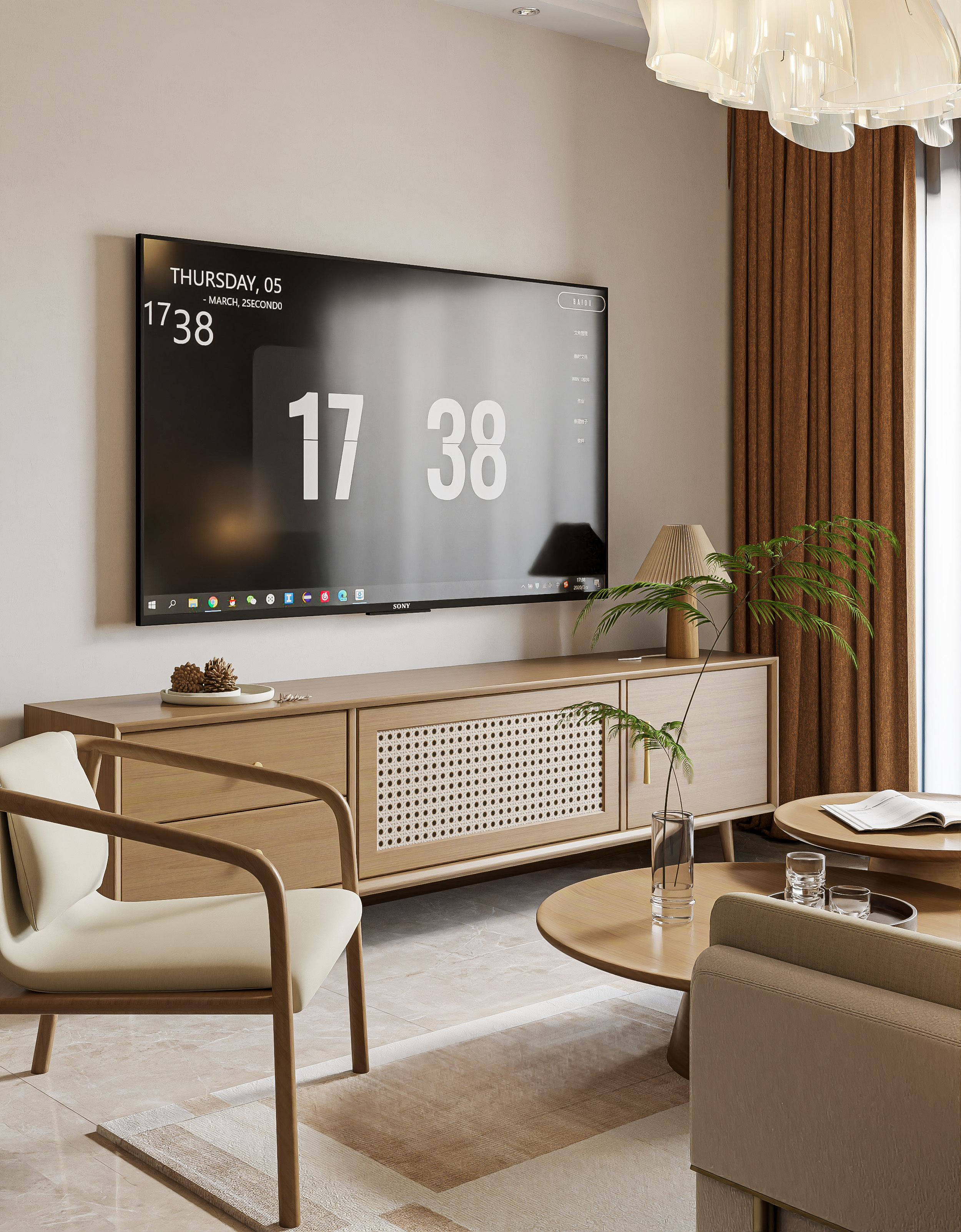 北欧风 | 客餐厅空间设计-7