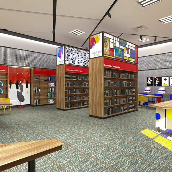 应用艺术学院图书馆空间设计-7
