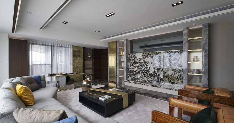 金属元素融入的雍恬雅逸邸设计-5