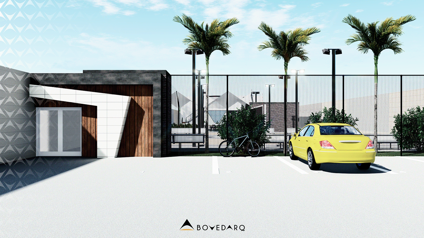 Anastasiya Gushchina丨体育馆丨Proyecto de diseño para Canchas de Beach Tennis-5