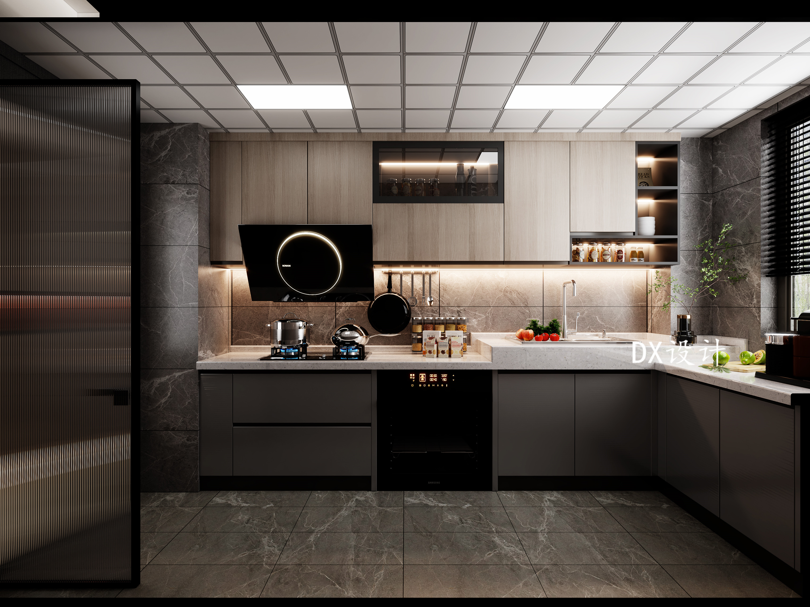 现代轻奢装修案例丨原创作品-6