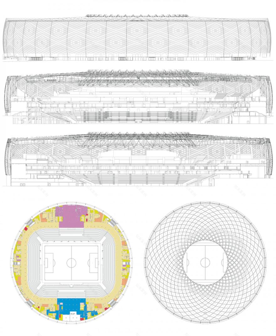 卡塔尔多哈伊斯兰风格体育场设计-8
