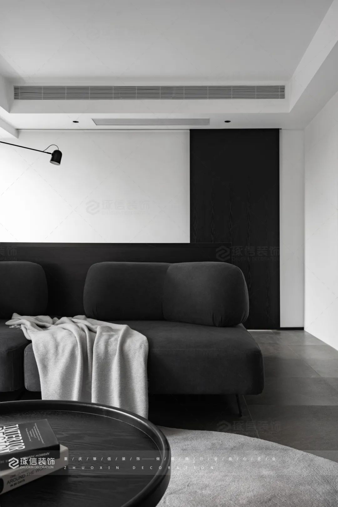 绿地樱园现代极简风住宅设计丨中国重庆丨重庆琢信装饰有限公司-22