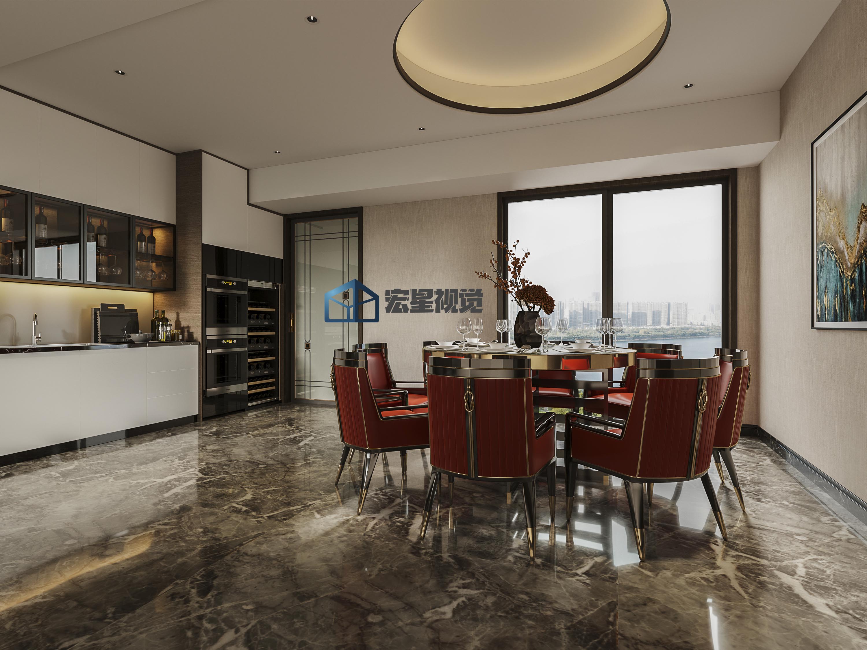 宏星视觉打造现代简约家居空间-8