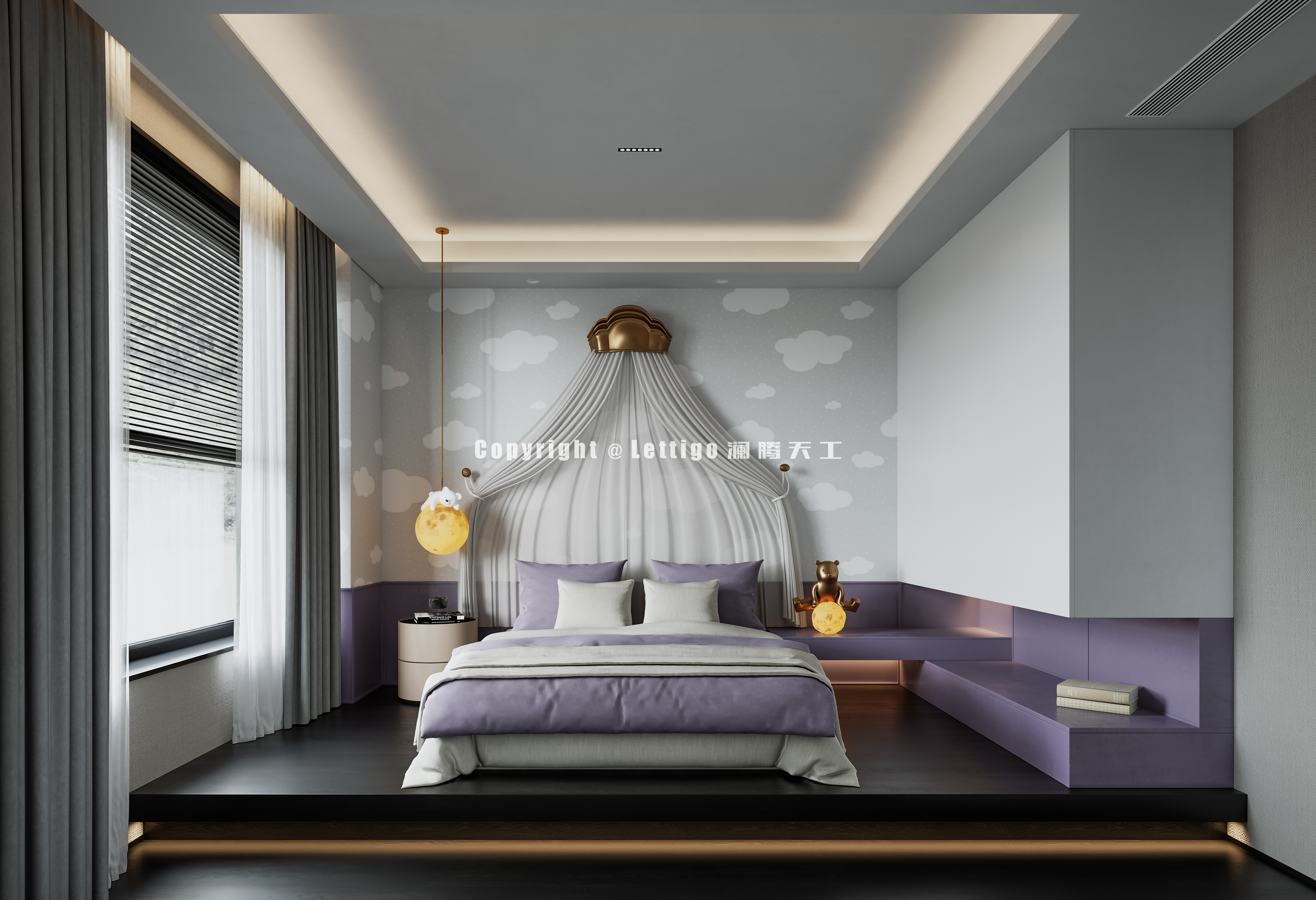 现代暗黑风，黑色作为主基调，打造酷黑霸总风-17