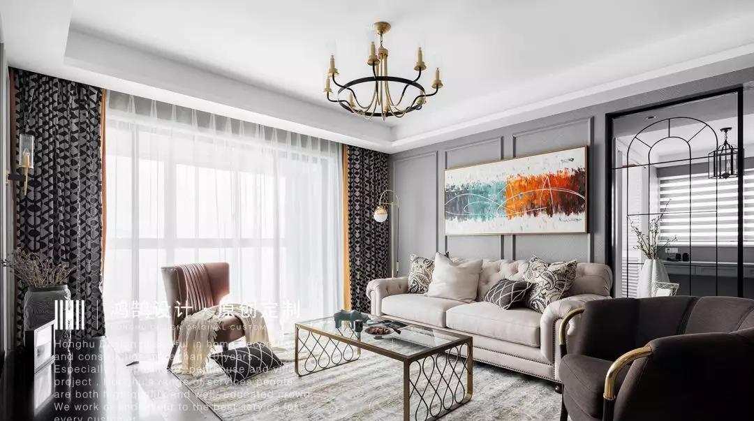 140㎡美式改善型住房,打造精致小资生活-12