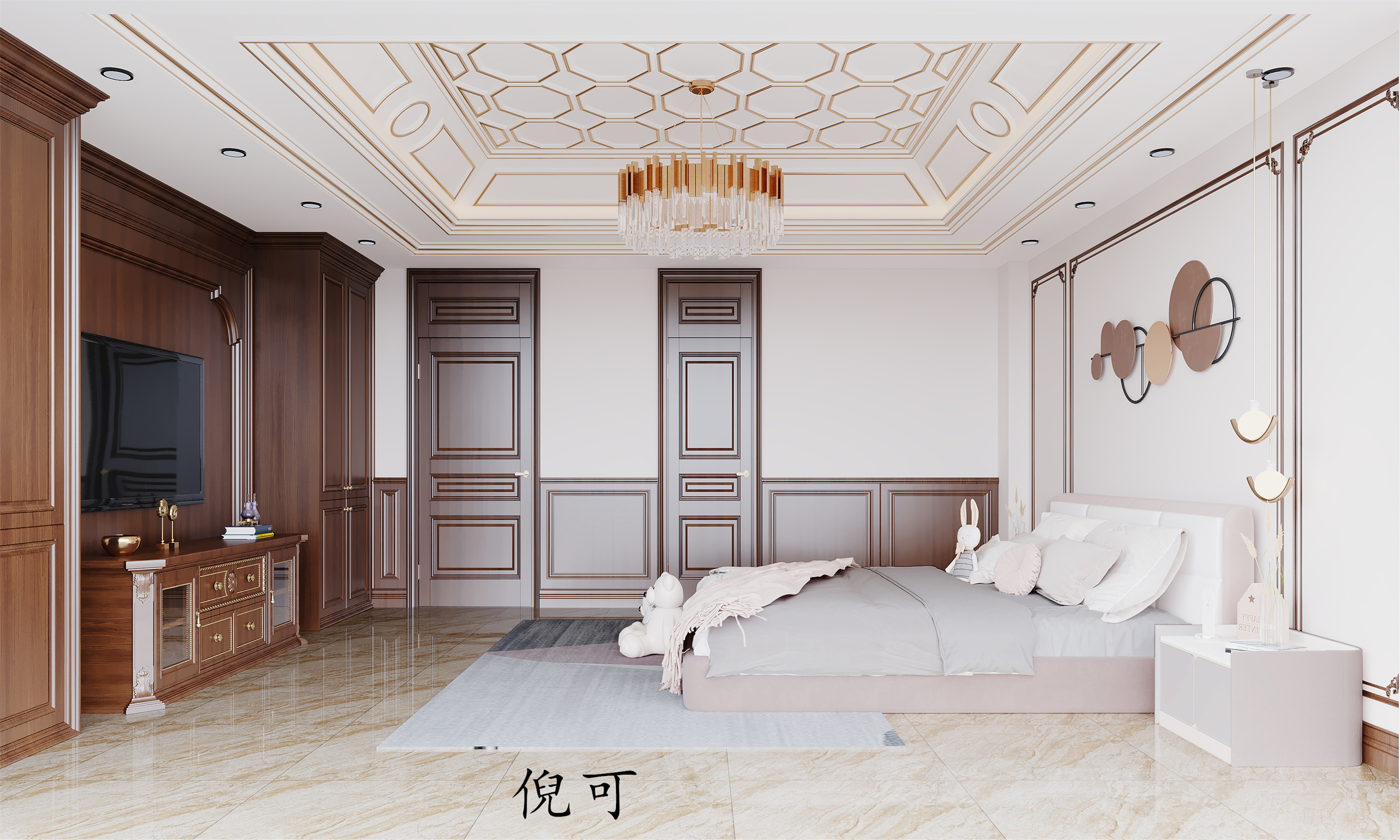 美式别墅|沉稳与大气的美式之家-7