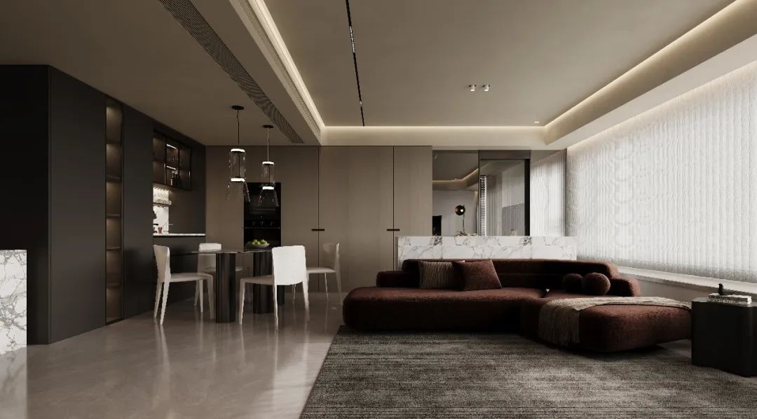 杭州锦尚和品府 167㎡意式简约风空间设计丨中国杭州丨SSD 晟瑄空间设计-9