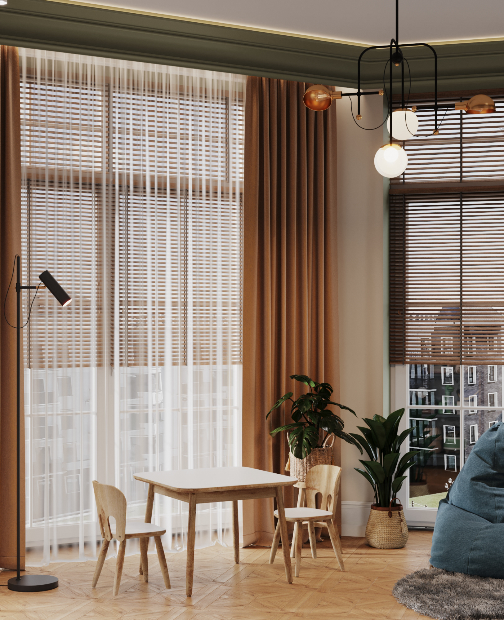 90平米海滨三居室公寓设计项目丨俄罗斯加里宁格勒丨娜塔莉亚·兹马钦斯卡娅工作室-64