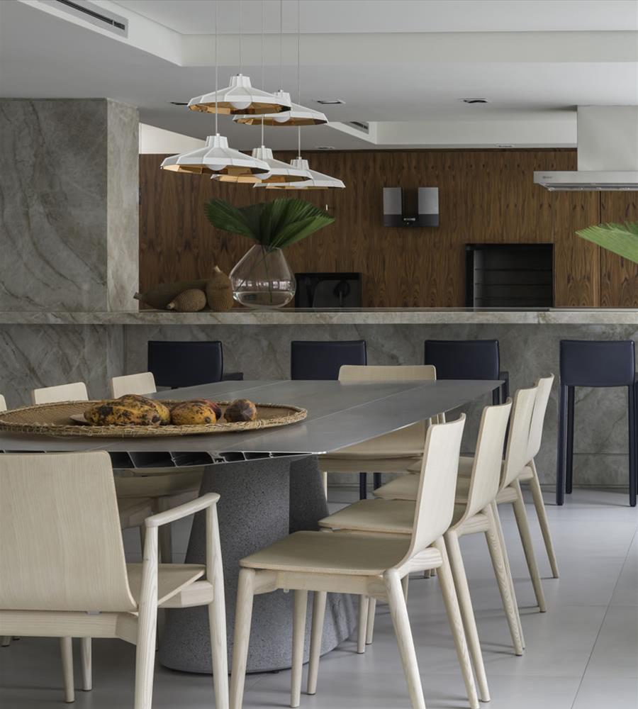 巴西 SP 市 LAF 公寓,木质与玻璃的现代混搭-6