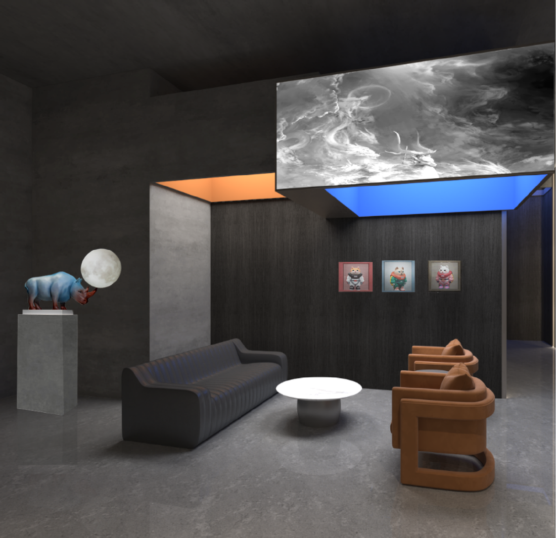 未来主义影院设计 | 多元化空间与材质的完美融合-4