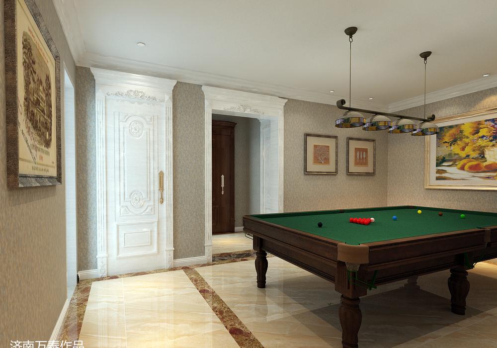 
济南章丘莱蒙湖370户型别墅装修新古典风 -20