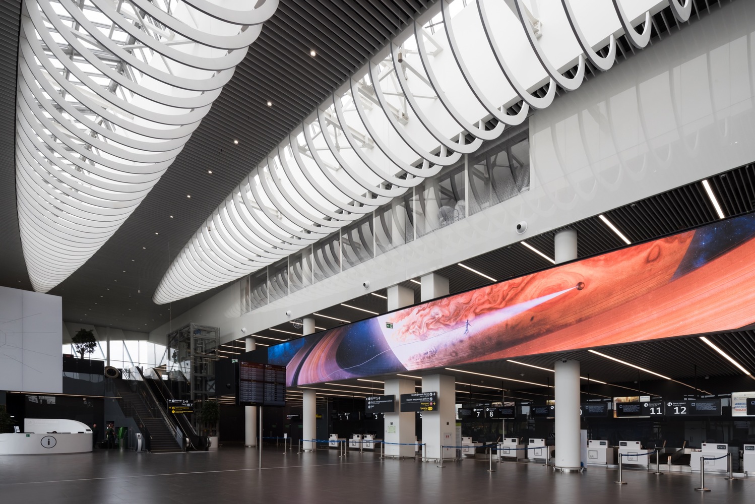 太空梦之旅 | 萨拉托夫 Gagarin 机场多媒体展览设计-12