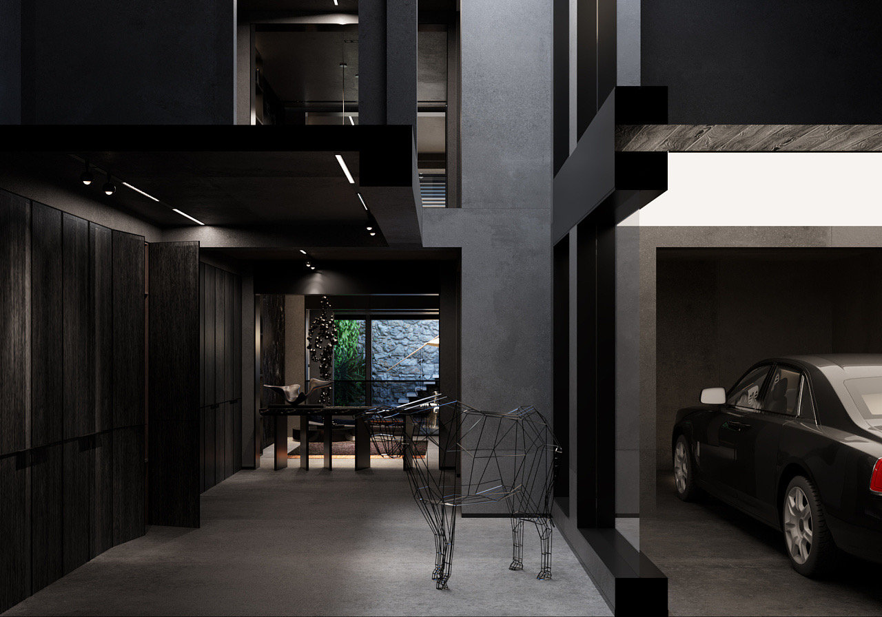 都会黑白灰 | 开放式布局的现代简约空间-4